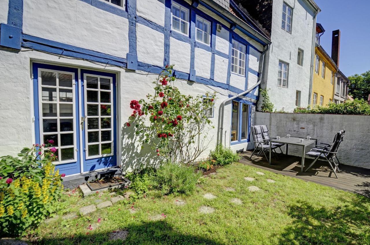 Fewo1846 - Villa Windschief - Uriges Fachwerkhaus Auf 3 Ebenen Mit Garten Im Stadtzentrum Flensburgo Exterior foto